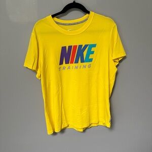 Nike Vibrant Yellow Tee plus size 1x